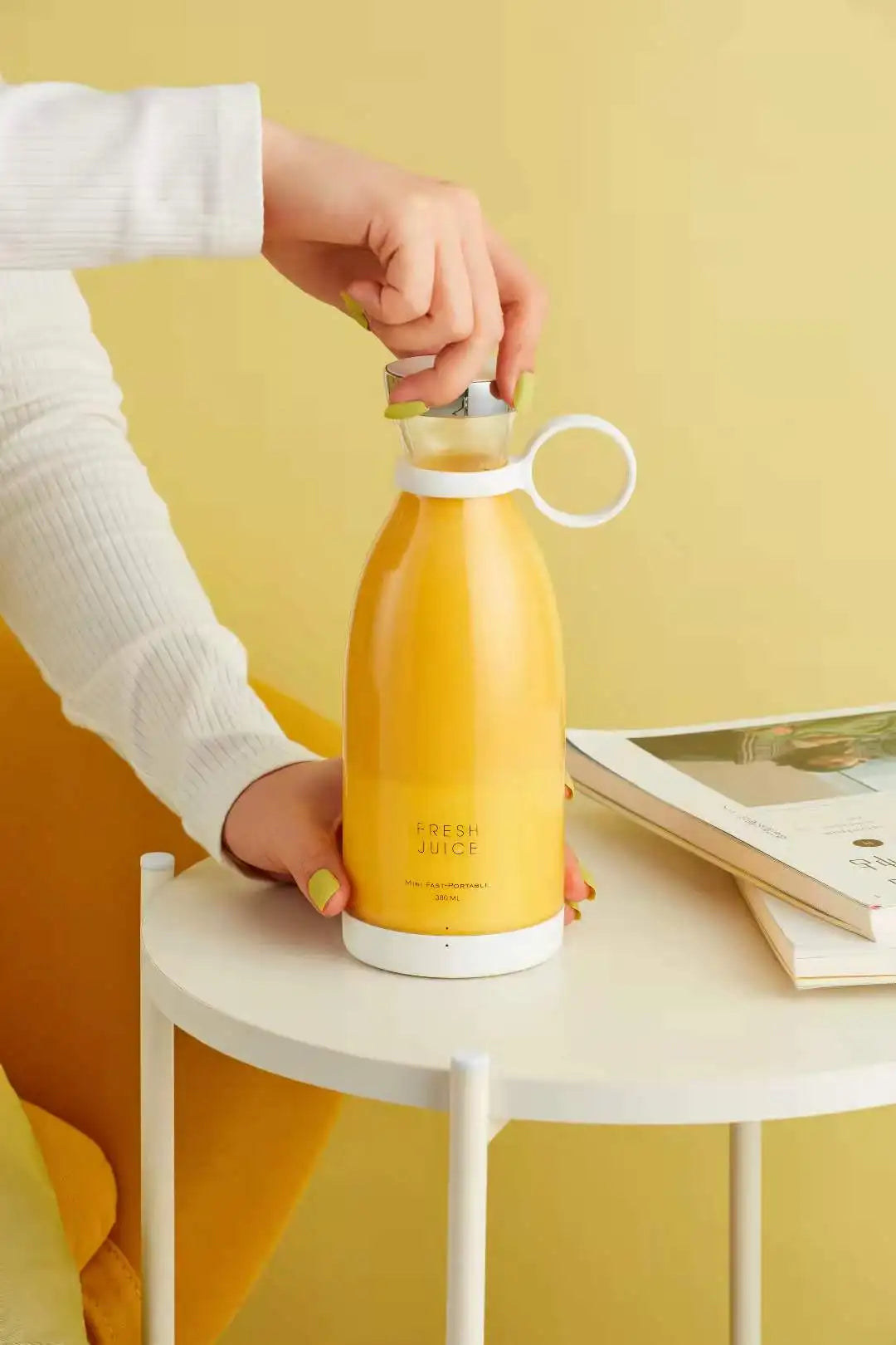 Rechargeable Portable Juicer | Wireless USB Blender for Fruits
