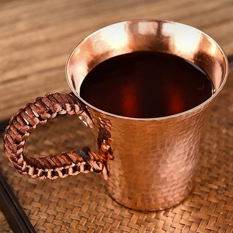 Handcrafted Vintage Copper Mug | Perfect for Coffee, Tea & Beer