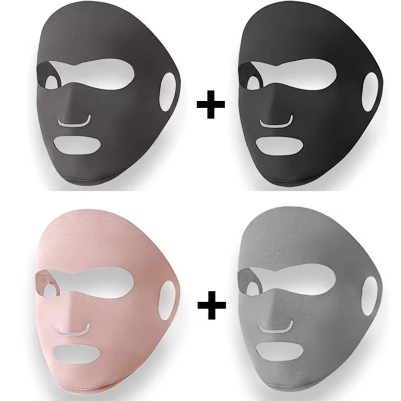 Lightweight Nylon Sunscreen Facial Mask for Outdoor Sports