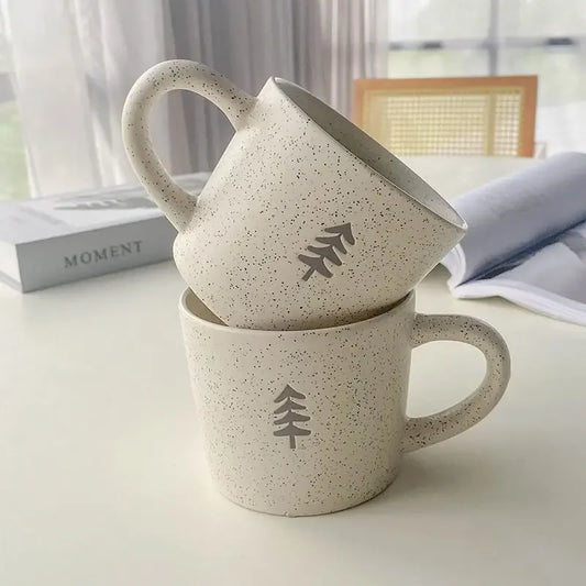 Taza de cerámica japonesa Kawaii | Bonita taza de café y té para regalos