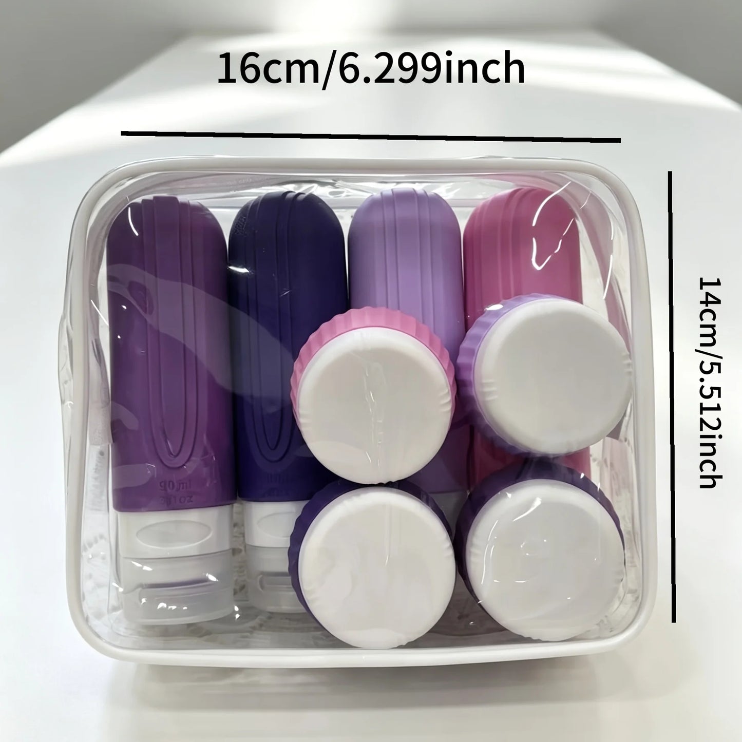 Leakproof 8Pcs Travel Bottle Kit | Perfect for Shampoo & Lotion