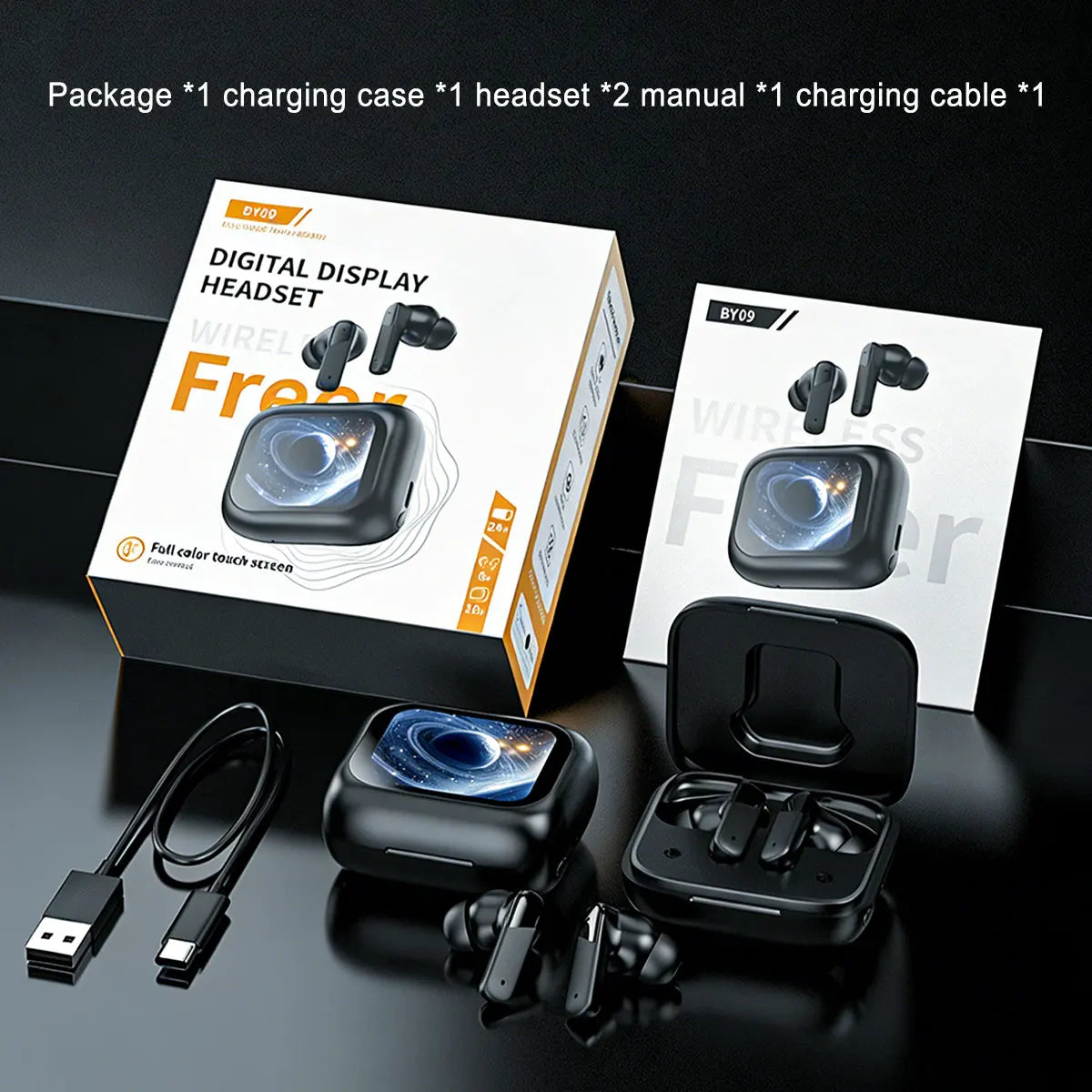 AI Translation Bluetooth Earbuds | HiFi Sound & Long Battery Life