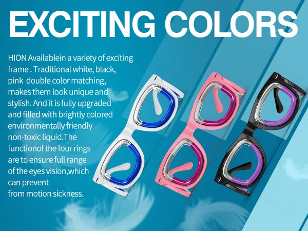 Anti-Motion Sickness Glasses | Lightweight Travel Nausea Relief