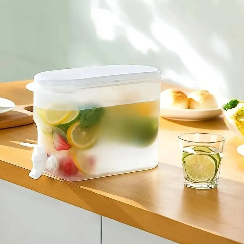 3.5L Water Kettle with Faucet | Cold Beverage Dispenser for Summer