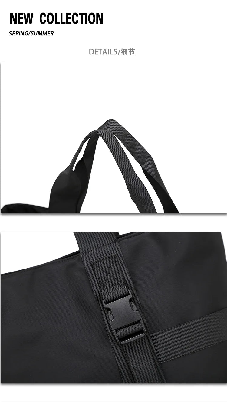 Large Canvas Shoulder Bag for Men | Stylish Casual Tote