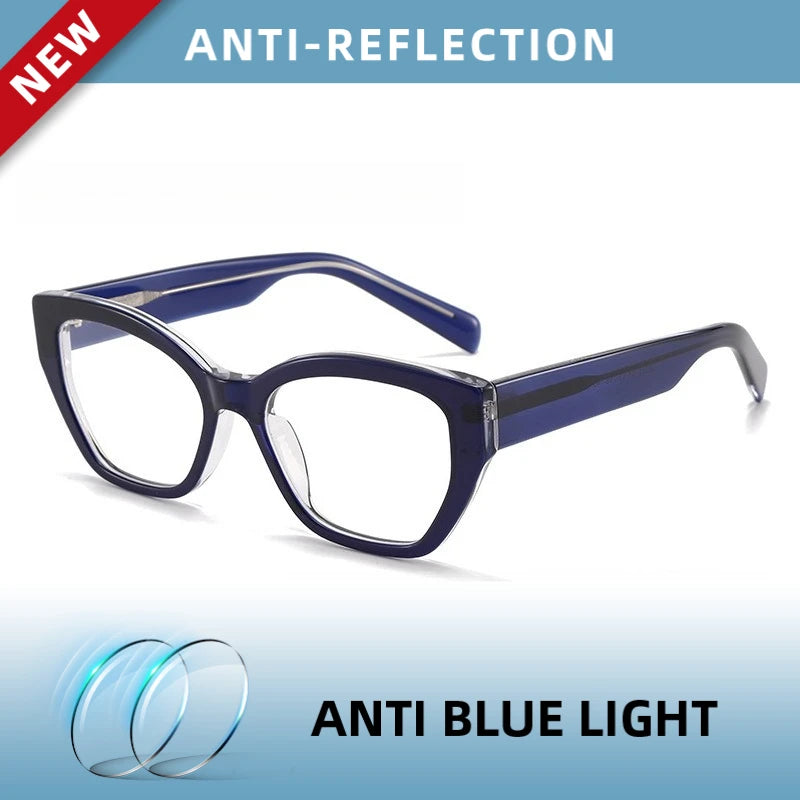 Stylish Cat Eye Reading Glasses | Anti-Blue Light Eyewear