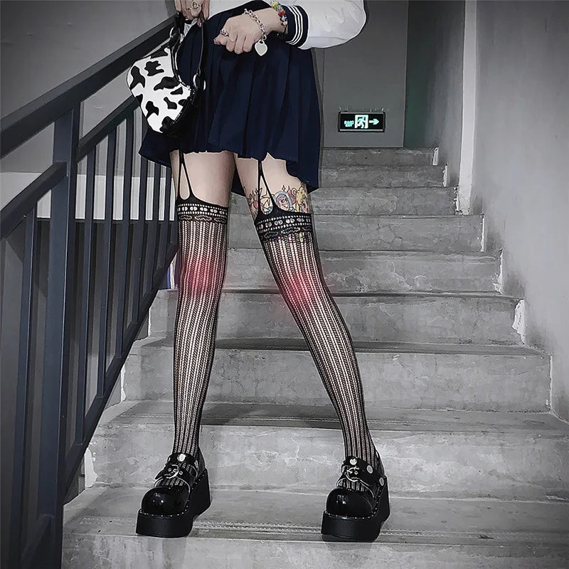 Long Sexy Fishnet Stockings for Women | Embrace Gothic Style