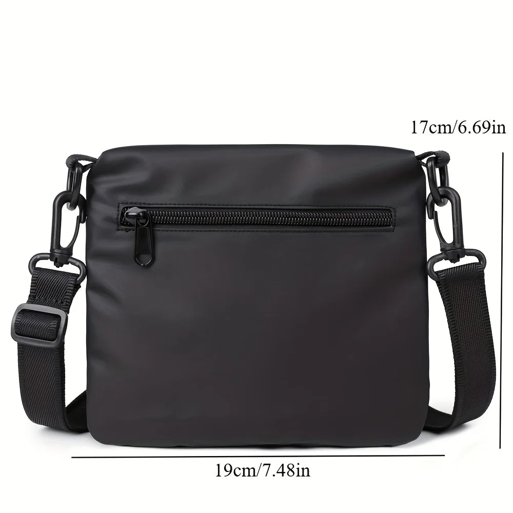 Trendy Unisex Multi-Layer Crossbody Bag | Water-Resistant Style