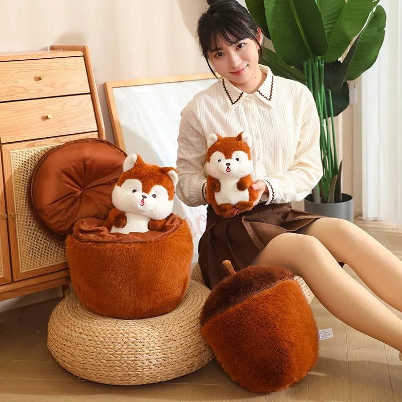 Kawaii Taiyaki Cat Plush Toy | Adorable Cushion Bag Animal Pillow