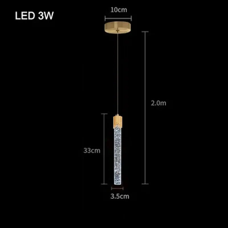 Lámparas colgantes de cristal LED | Iluminación moderna para cada espacio