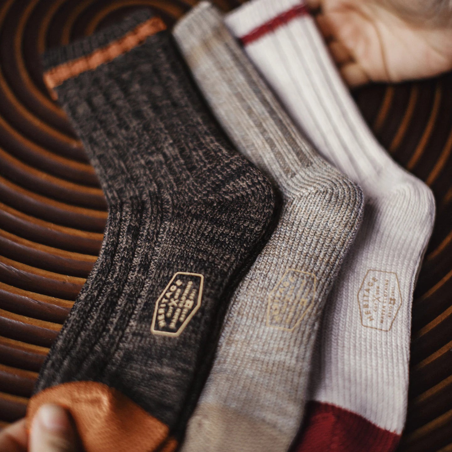 Men's 3-Pack Vintage Wool Blend Socks | Cozy Thermal Comfort