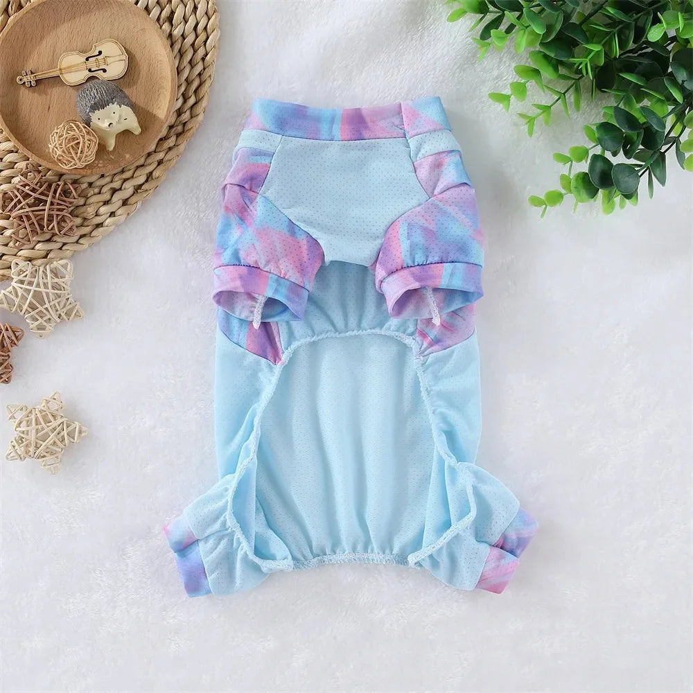 Summer Dog Cooling Jumpsuit | Breathable Quick-Drying Pet Vest