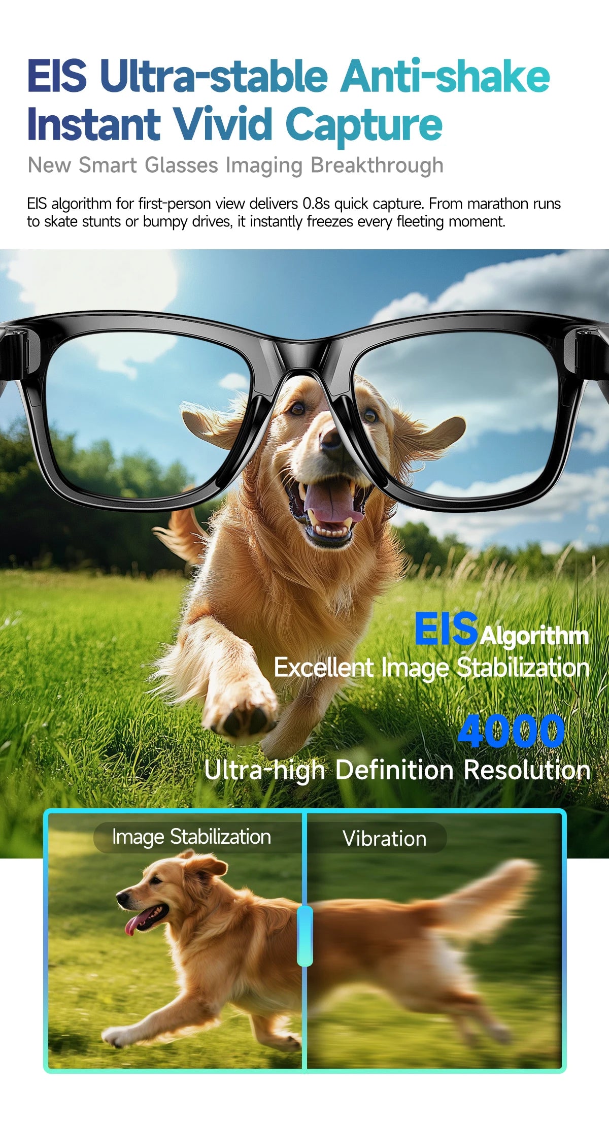 Smart Glasses with HD Video Recording & AI Features | Mixed Reality Eyewear