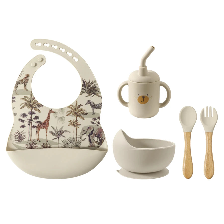 Silicone Baby Dinnerware Set | Safe & Fun Feeding Essentials