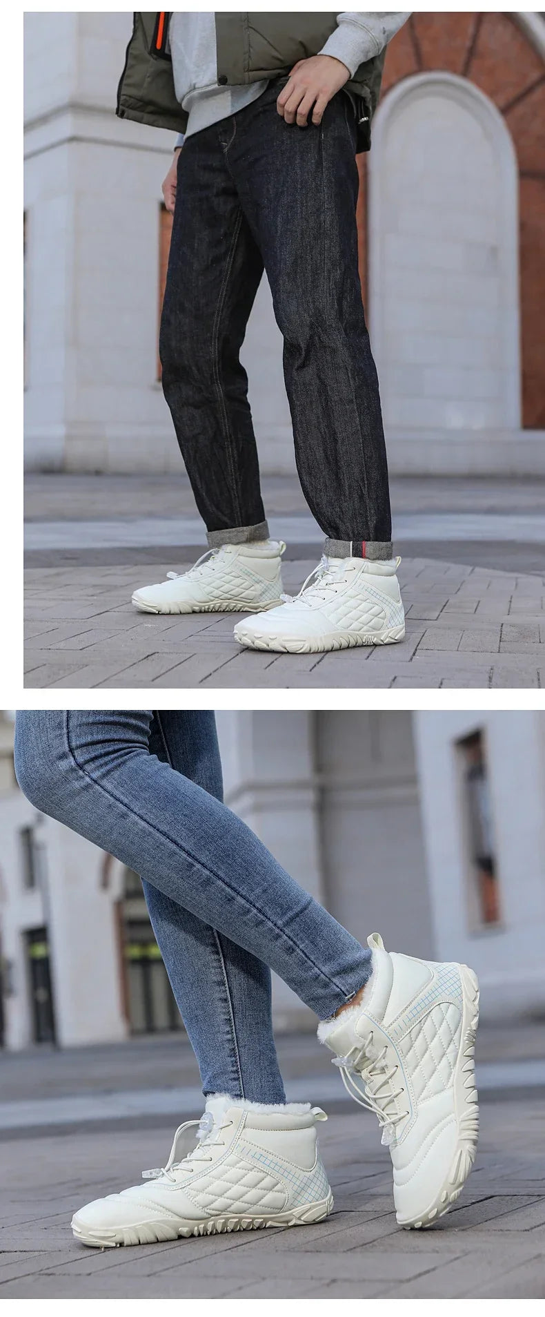 Warm and Non-Slip Winter Boots for Men & Women | Casual Hiking Shoes