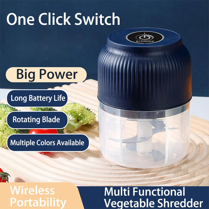 Mini Wireless USB Rechargeable Electric Vegetable Chopper