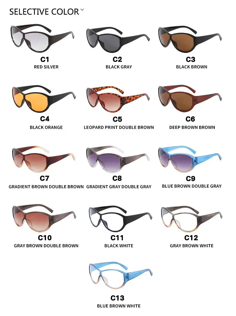 Stylish Retro Y2K Sunglasses | Windproof Fashion Eyewear