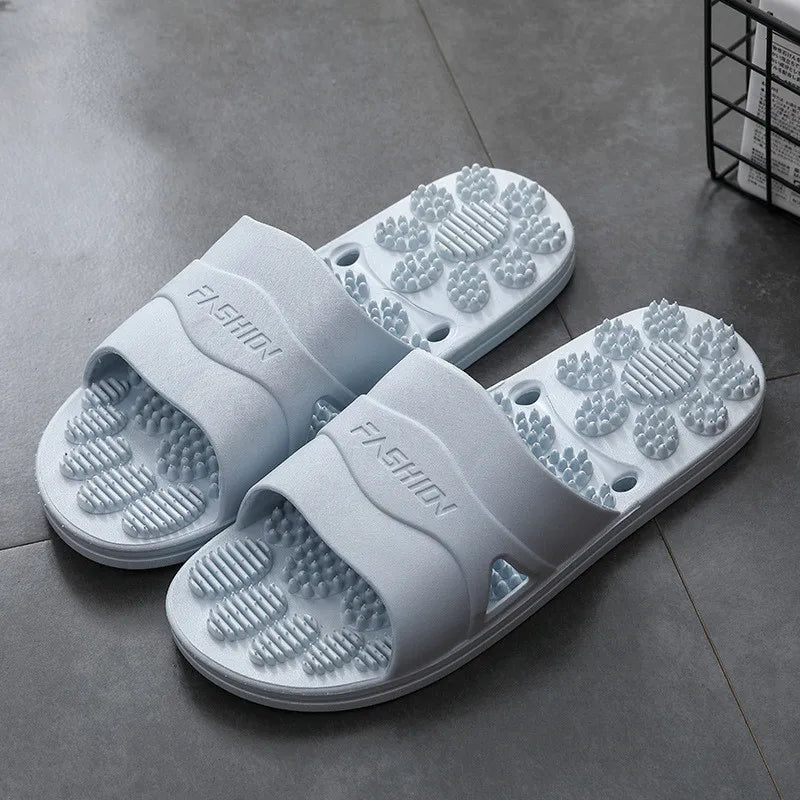 Women & Men Massage Slippers | Soft Non-Slip Indoor Slides