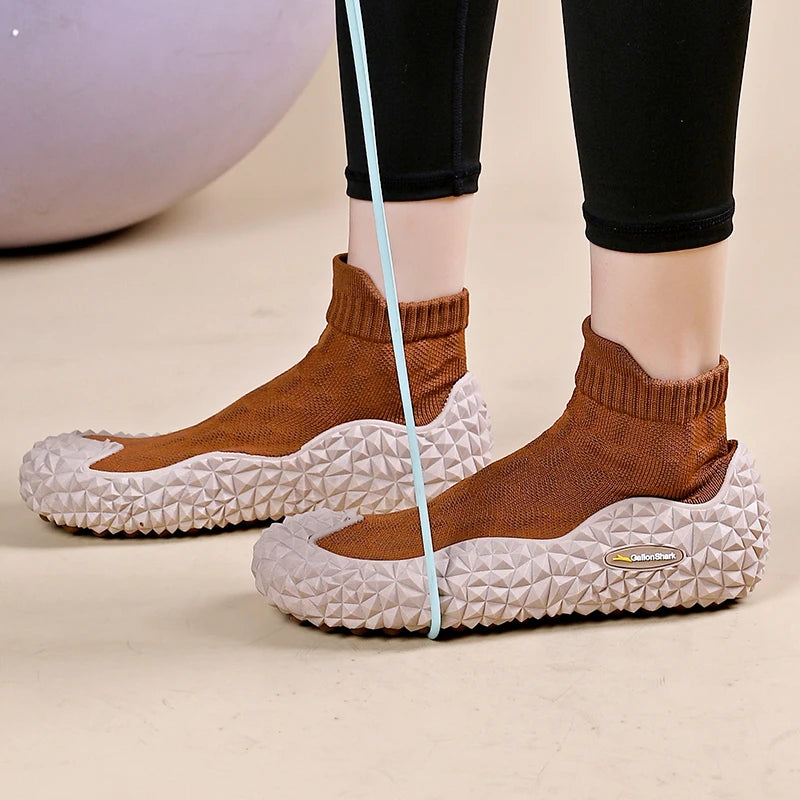 Women's Silent Soft Sole Cushioned Fitness Casual Shoes