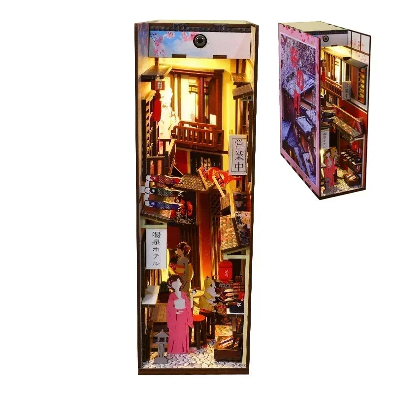 Kit de rincón de lectura de castillo en miniatura para montar | Encantadora experiencia de manualidades