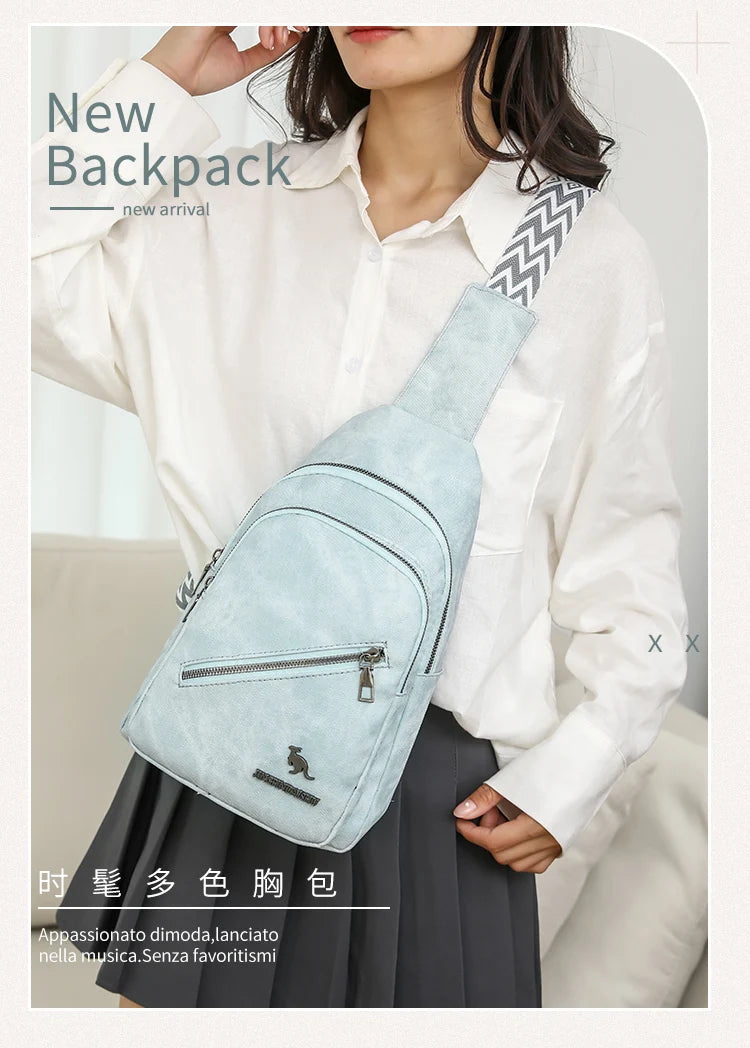 High-Quality Women's Waterproof Chest Bag | Large Capacity Crossbody