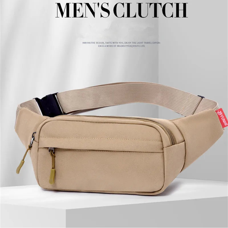 Casual Waist Bag for Men & Women | Large Phone Belt Pouch