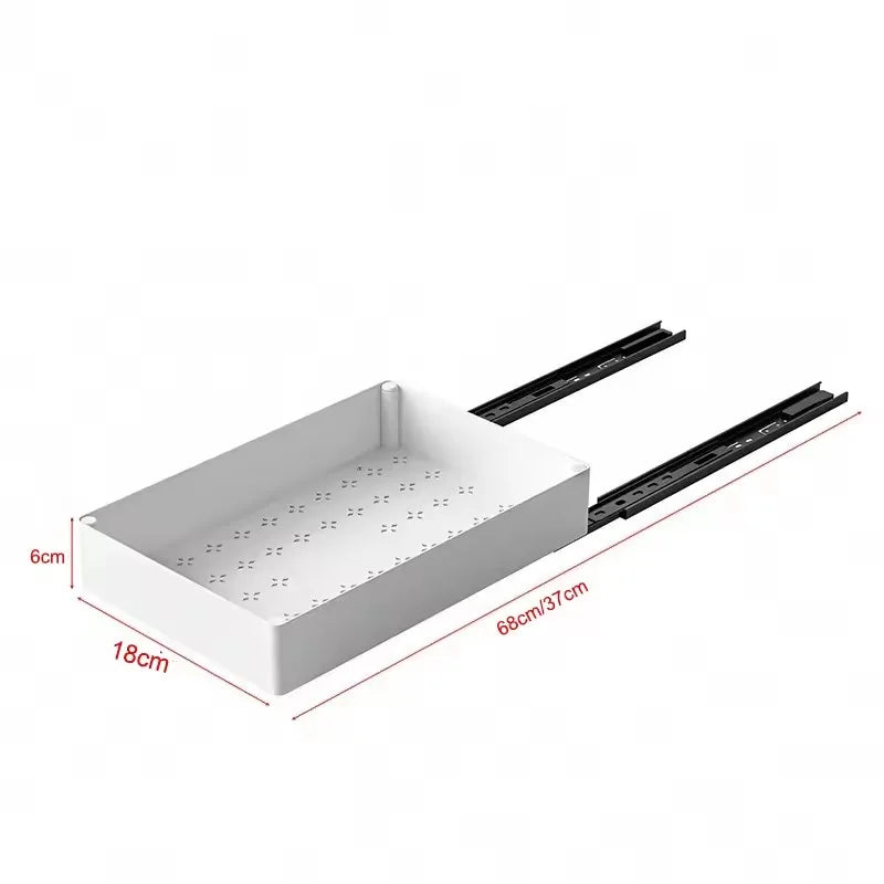 Pull-Out Kitchen Organizer Rack | Smart Storage Solution
