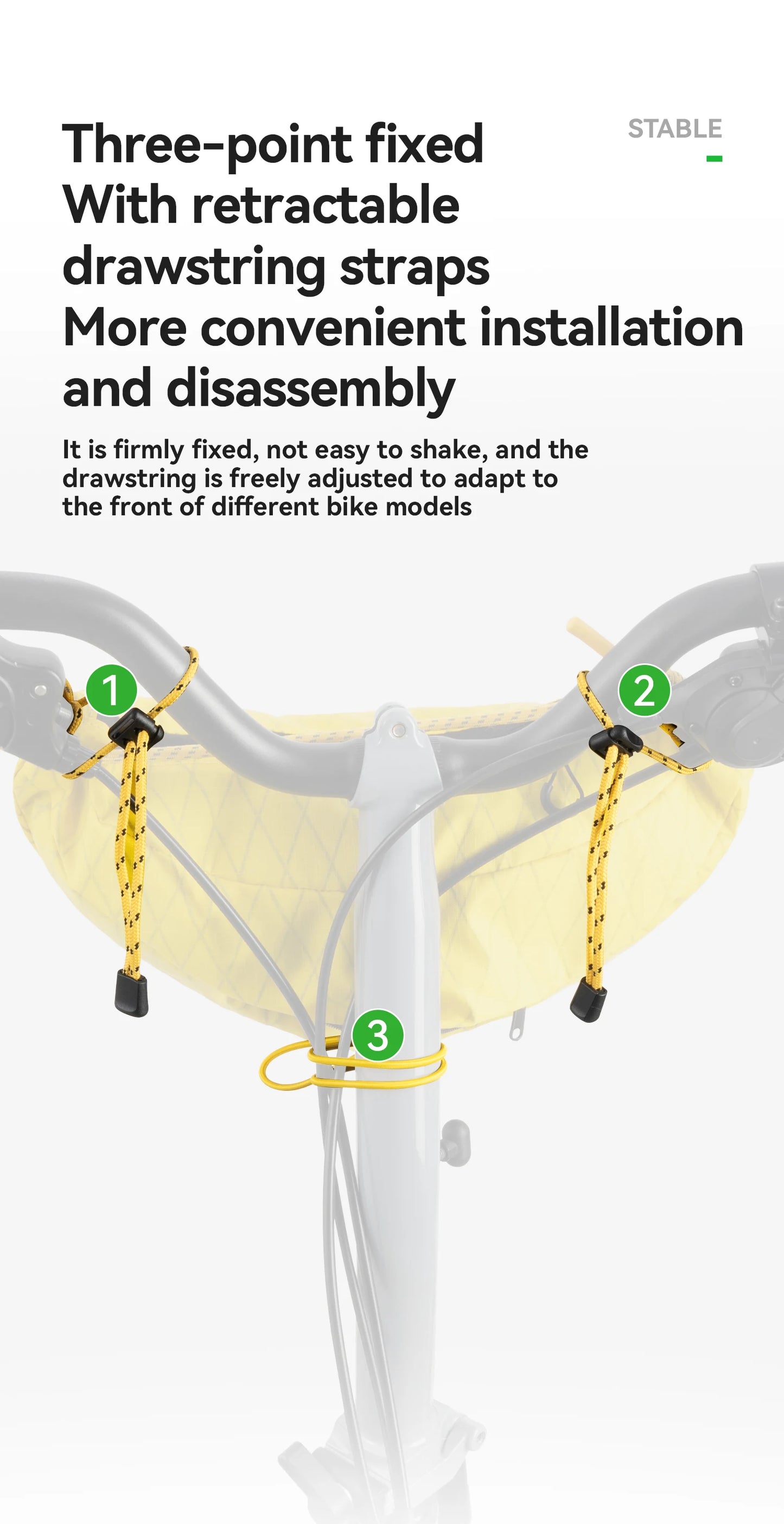 Outdoor Bicycle Bag | 1.8L Banana Shape Bike Bag with Strap