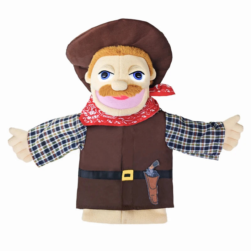 Cartoon Profession Series Plush Hand Puppets | Fun & Engaging Dolls