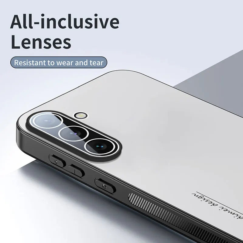 Luxury AG Matte Case For Samsung Galaxy A06 A16 A26 A36 A56 Magnetic PC Frosted 360 Degree Bracket Stand Protective Cover