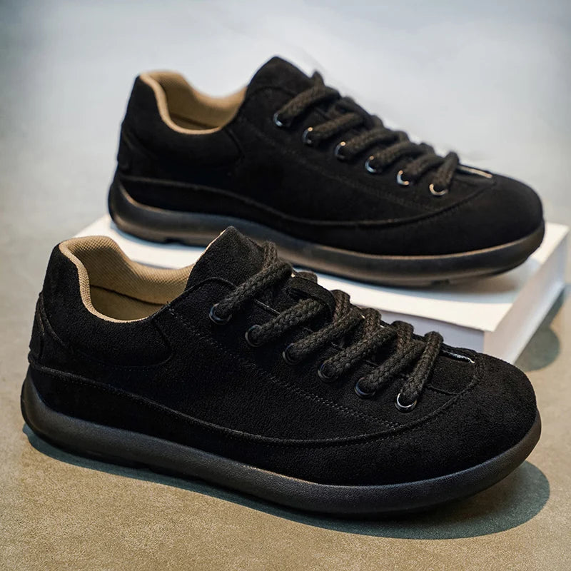 Thick Sole Breathable Anti Slip Sneakers | Stylish Men's Casual Shoes