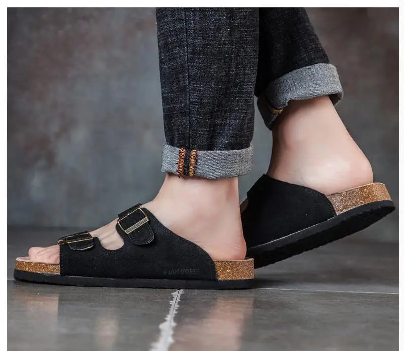 Summer Women's Casual Cork Slippers | Stylish Outdoor Slides