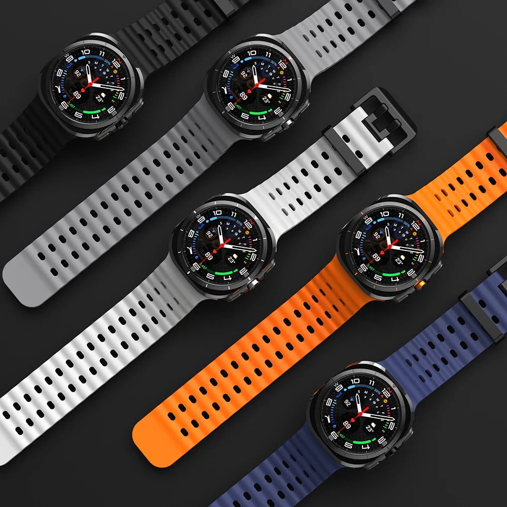 Silicone Watch Strap for Galaxy Watch Ultra 47mm | Comfortable & Stylish