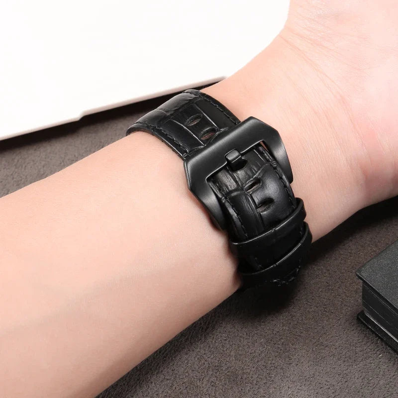 Premium Genuine Cowhide Leather Watch Strap | 26mm Replacement Band