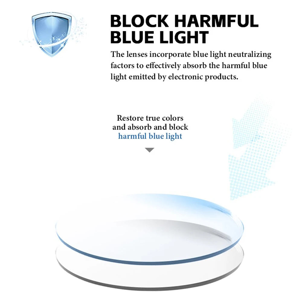 Ultra-light High-Quality Blue Light Blocking Trendy and Versatile Square Frame Computer Unisex Anti-Radiation Daily Eyewear F114
