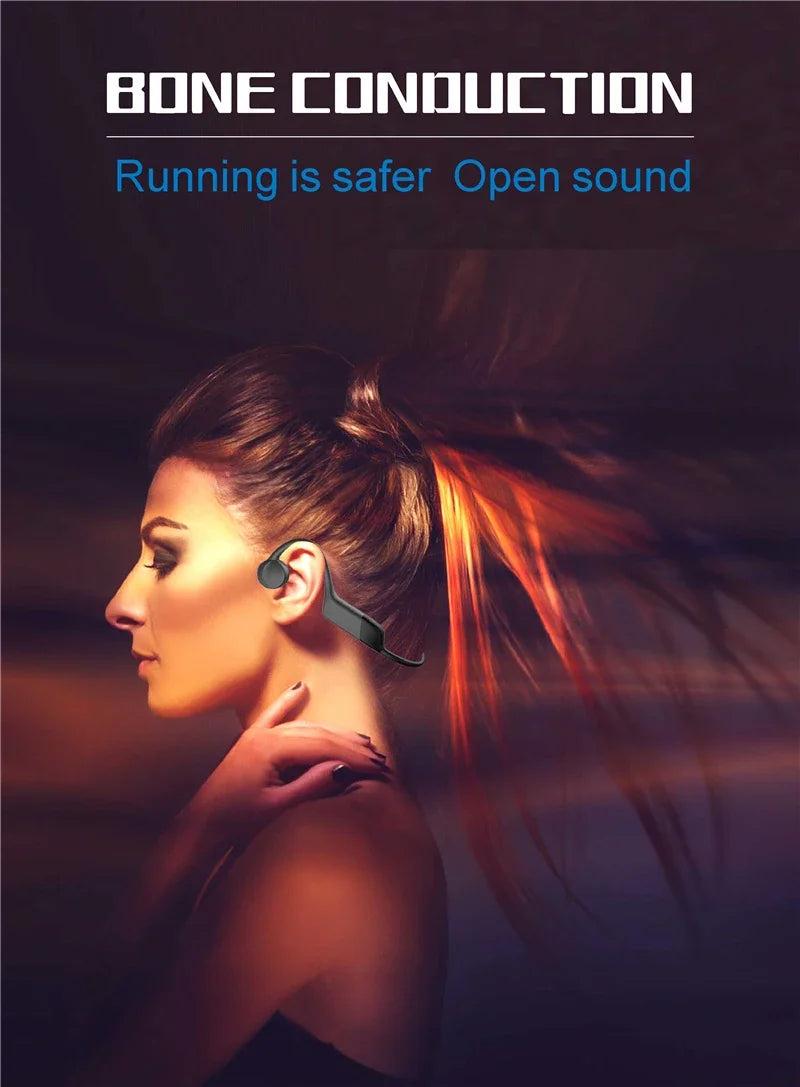 Wireless Bone Conduction Earphones | Waterproof Bluetooth Headphones