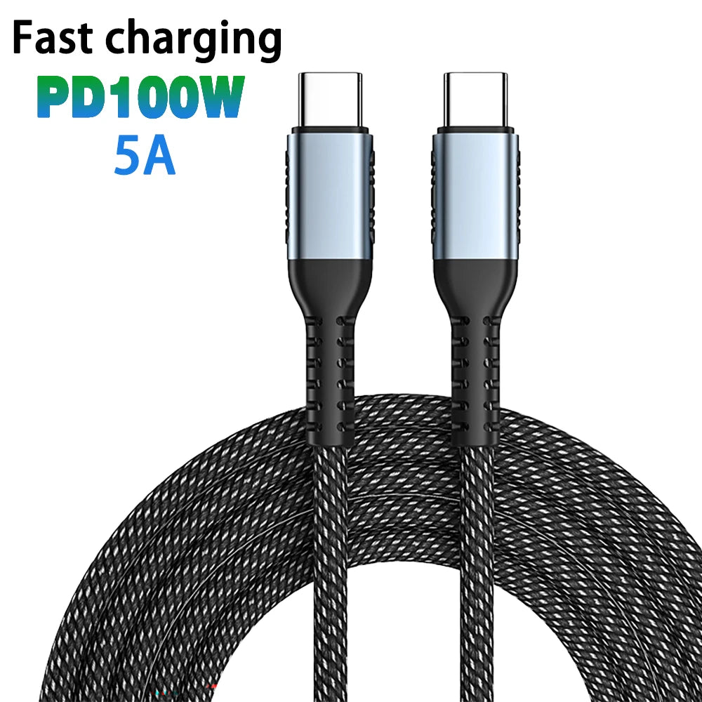 Ultra Fast Charging USB-C Cable | High-Speed 100W Charger