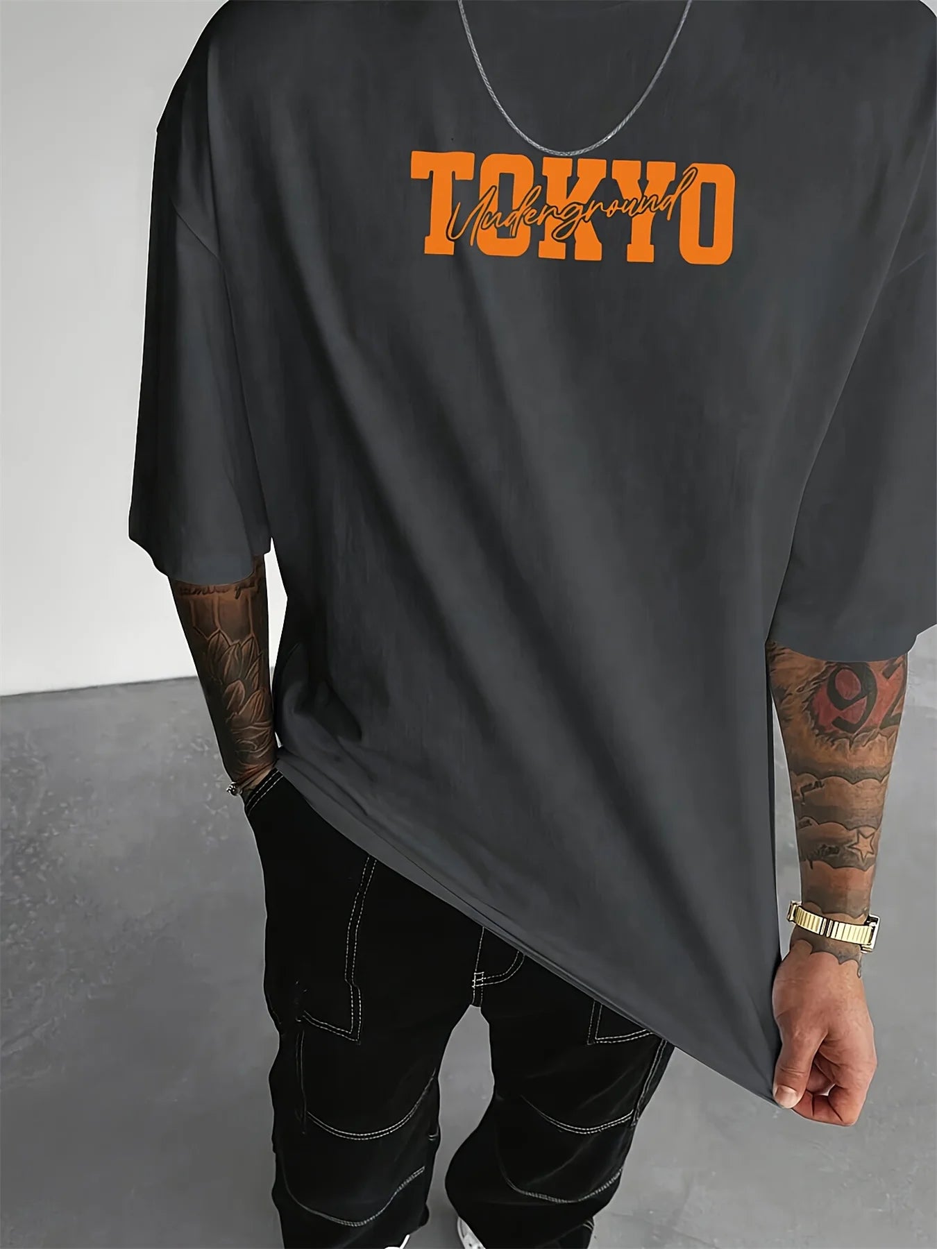 Men's Cotton Casual T-Shirt | Stylish Japanese Tokyo Design