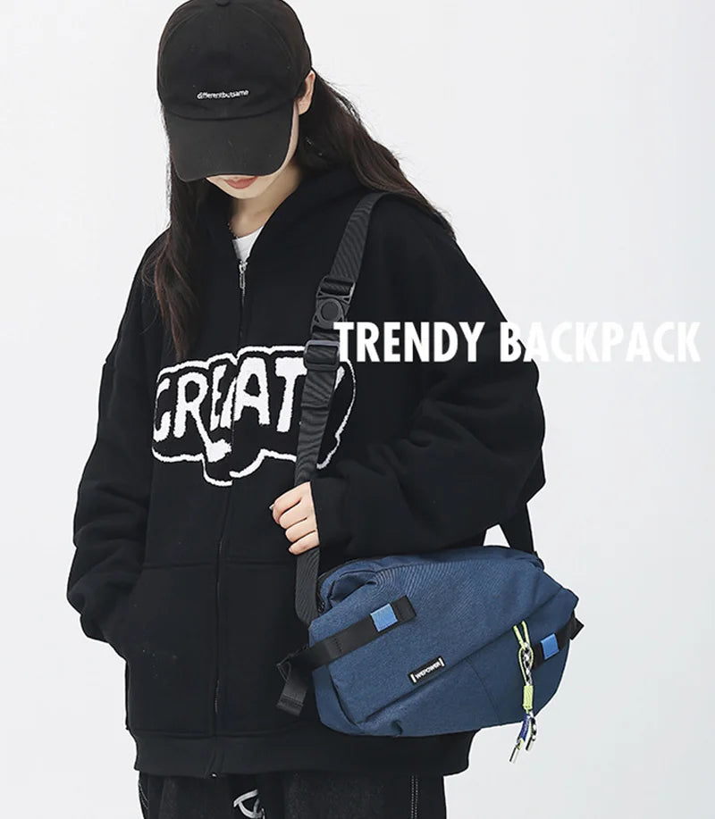 High-Quality Nylon Panelled Crossbody Waist Packs for Travel