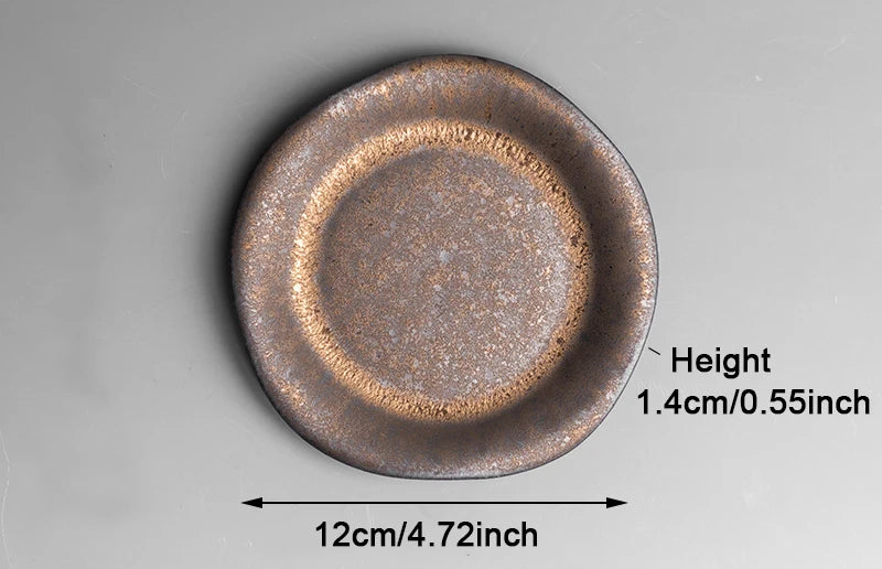 Vintage Ceramic Tea and Coffee Cup with Wooden Handle