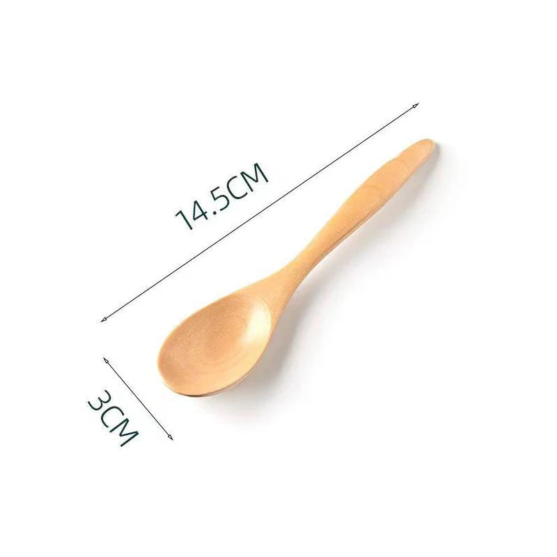 Small Wooden Spoon for Children | Natural Multi-Purpose Scoop
