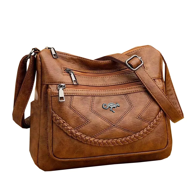 Versatile Neutral Style Shoulder Bag for Traveling & Outings