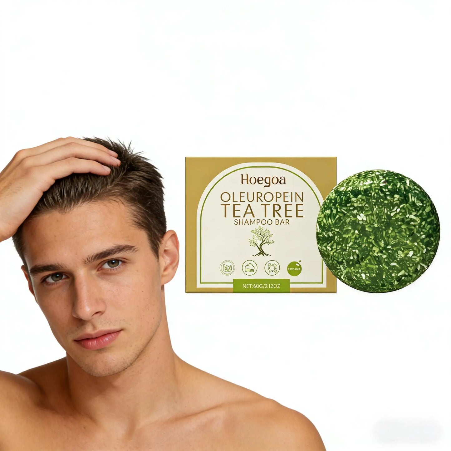 Tea Tree Oil Shampoo for Dandruff Removal & Scalp Care