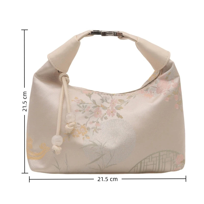 Bolso de mano bordado elegante de estilo chino | Bandolera versátil