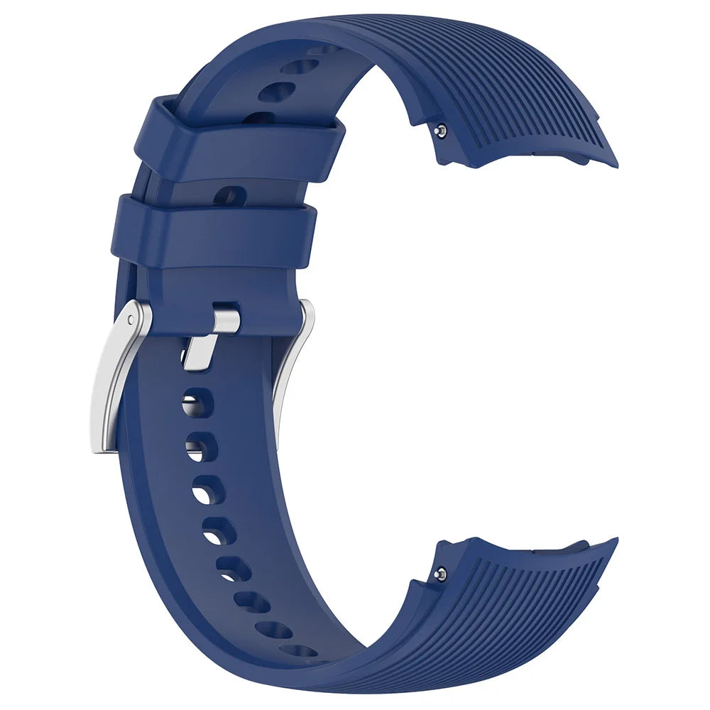 No-Gap Silicone Watch Band | Comfort Fit Sport Strap for Smartwatches