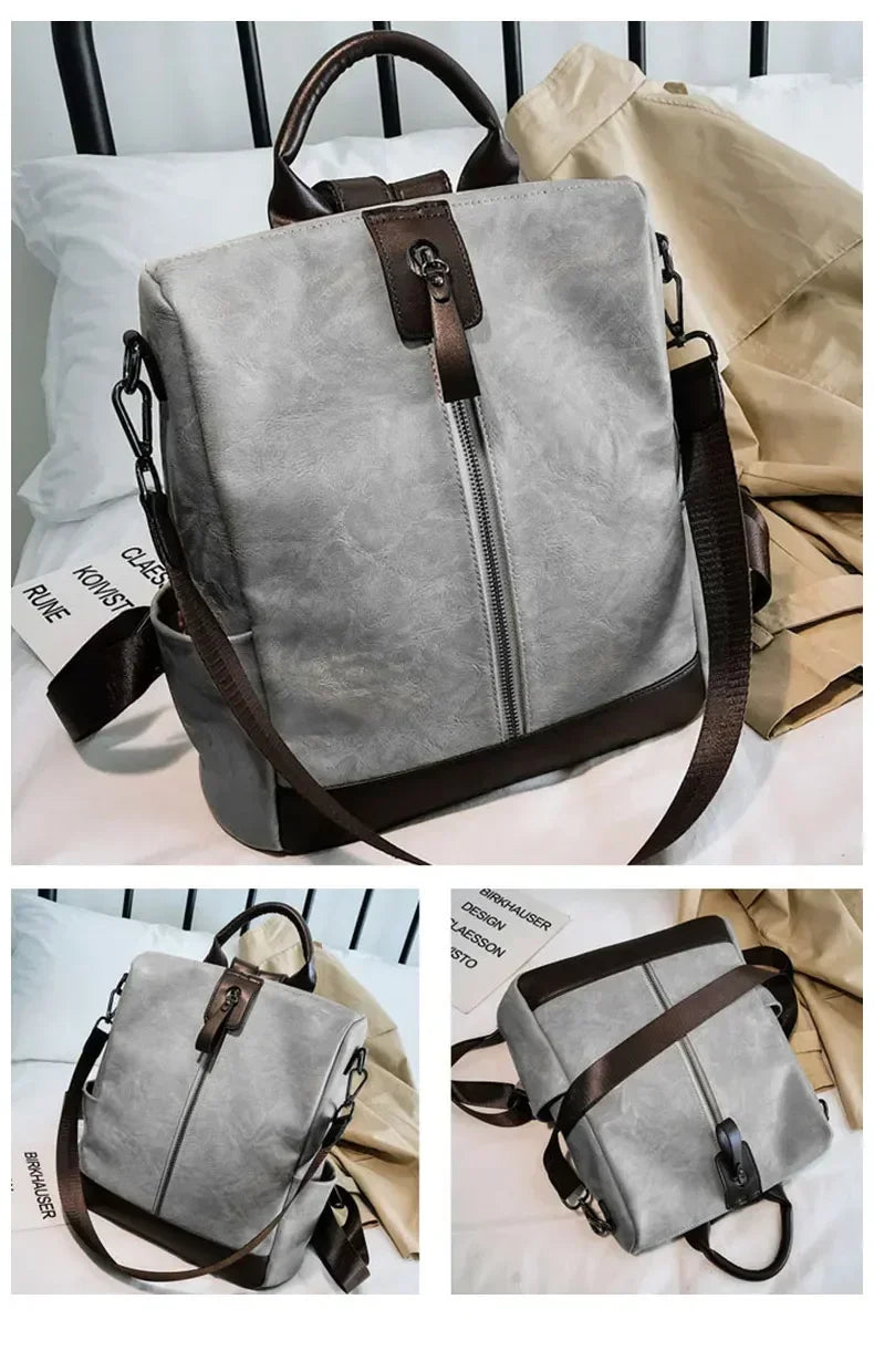 Women's Fashion Leather Backpack | Stylish Travel Bag for All Occasions