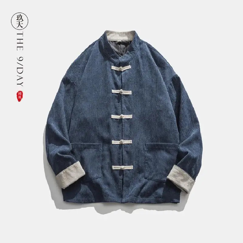 Men's Spring Corduroy Tang Suit Set | Casual Style & Comfort 2026