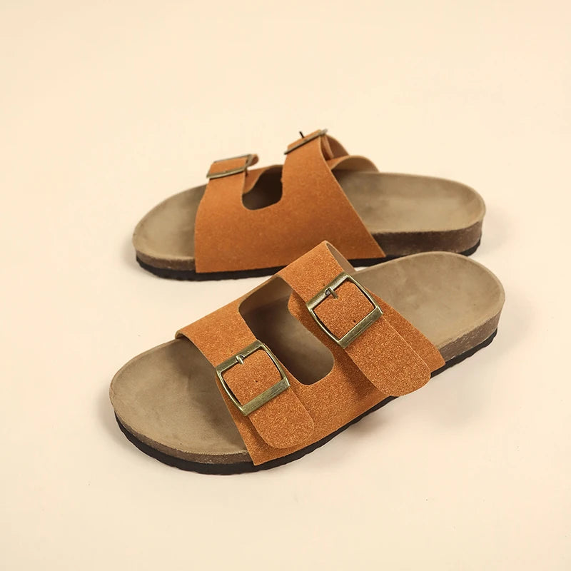 Women's Stylish Flat Beach Sandals | Comfortable Outdoor Slippers