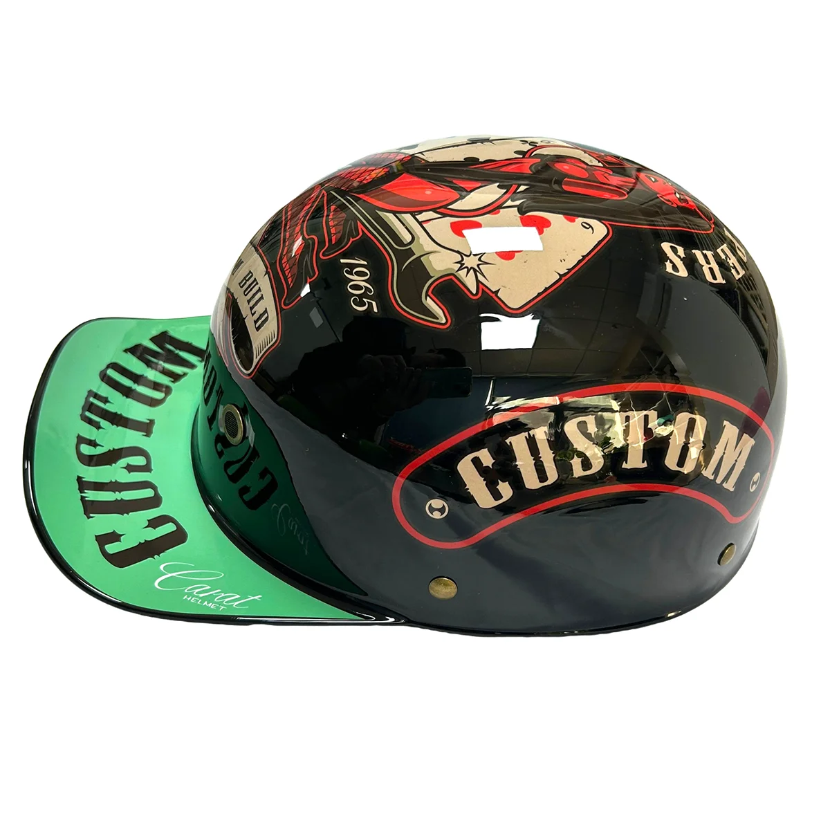 Lightweight Half Helmet | Windproof Baseball Cap Style for Riders