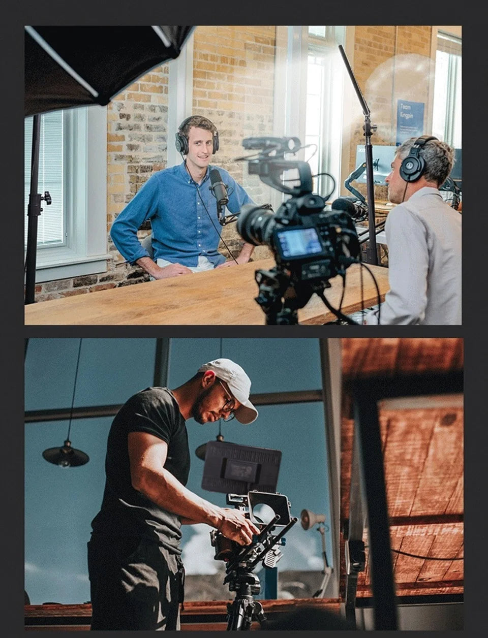 LED Video Lights for Live Streaming & Photography | Adjustable Tripod